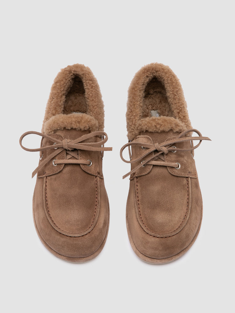 LOVE 103 - Brown Suede Boat Shoes
