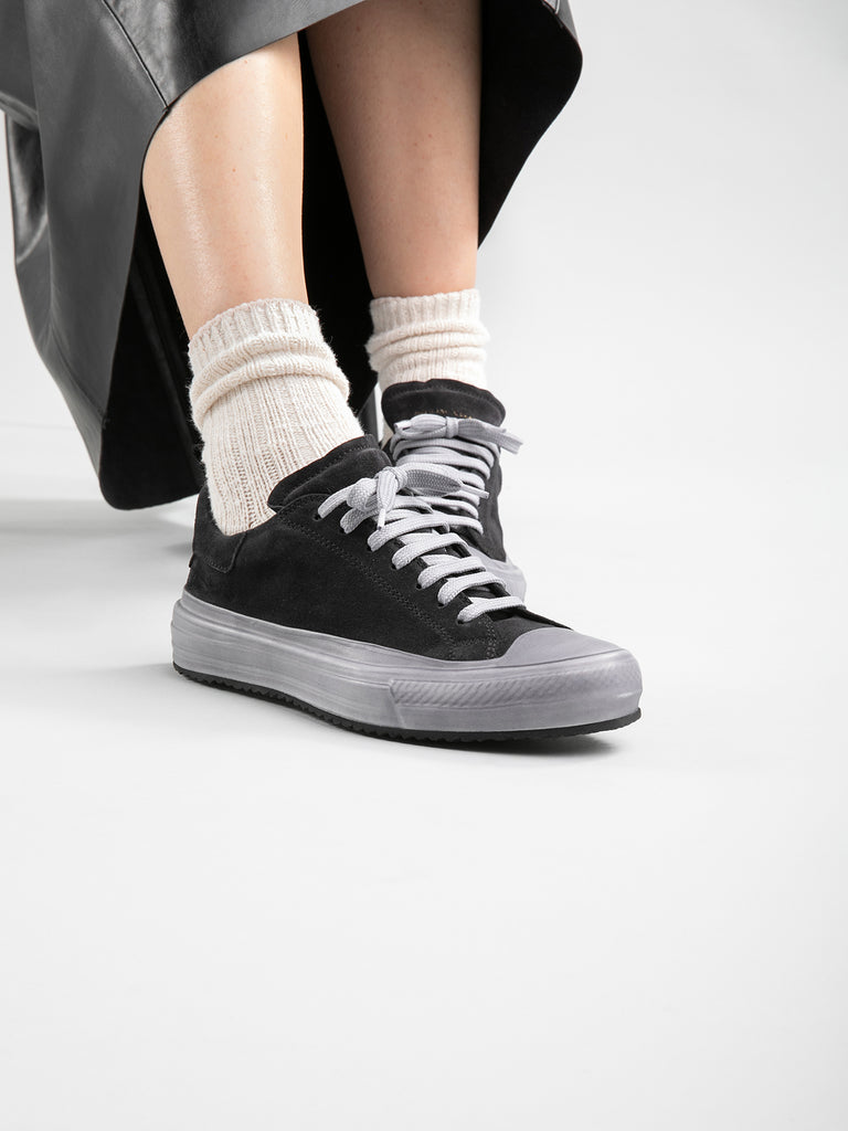 MES 105  - Grey Suede Sneakers