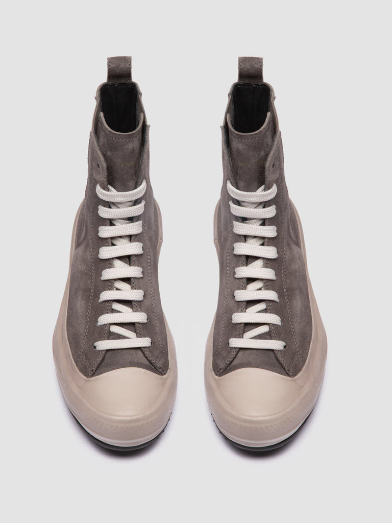 MES 106 - Grey Suede Chelsea Sneakers