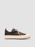 MES DD 001 - Brown Leather Low Top Sneakers Men Officine Creative - 1