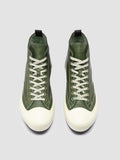 MES DD 002 - Green Leather High Top Sneakers Men Officine Creative - 2