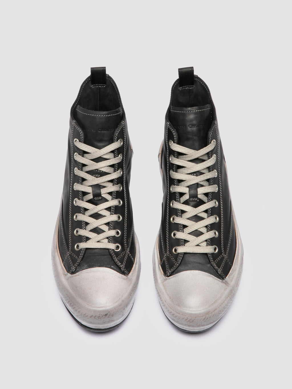 MES DD 002 - Black Leather Sneakers Officine Creative - 2