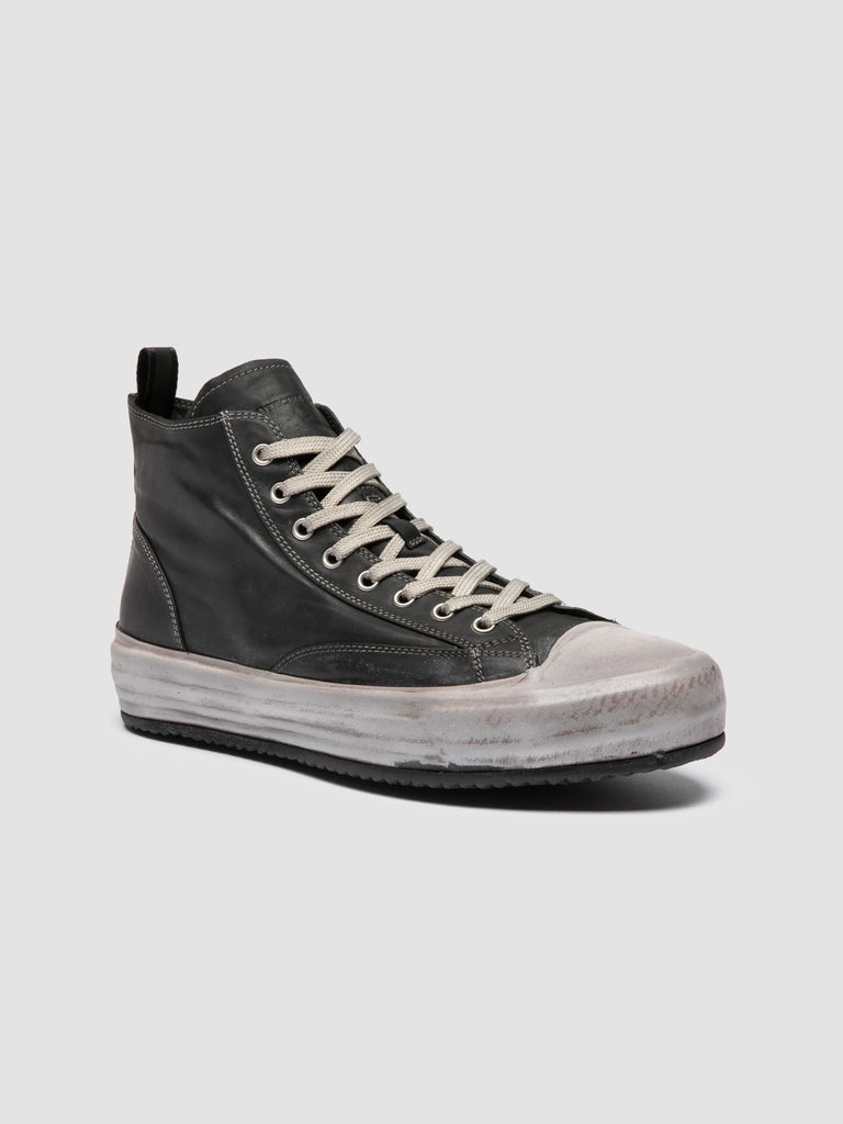MES DD 002 - Black Leather Sneakers Officine Creative - 3