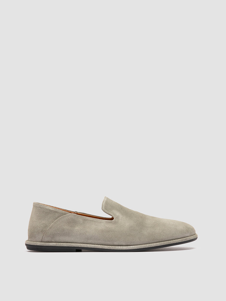 MIENNE 001 - Green Suede Penny Loafers