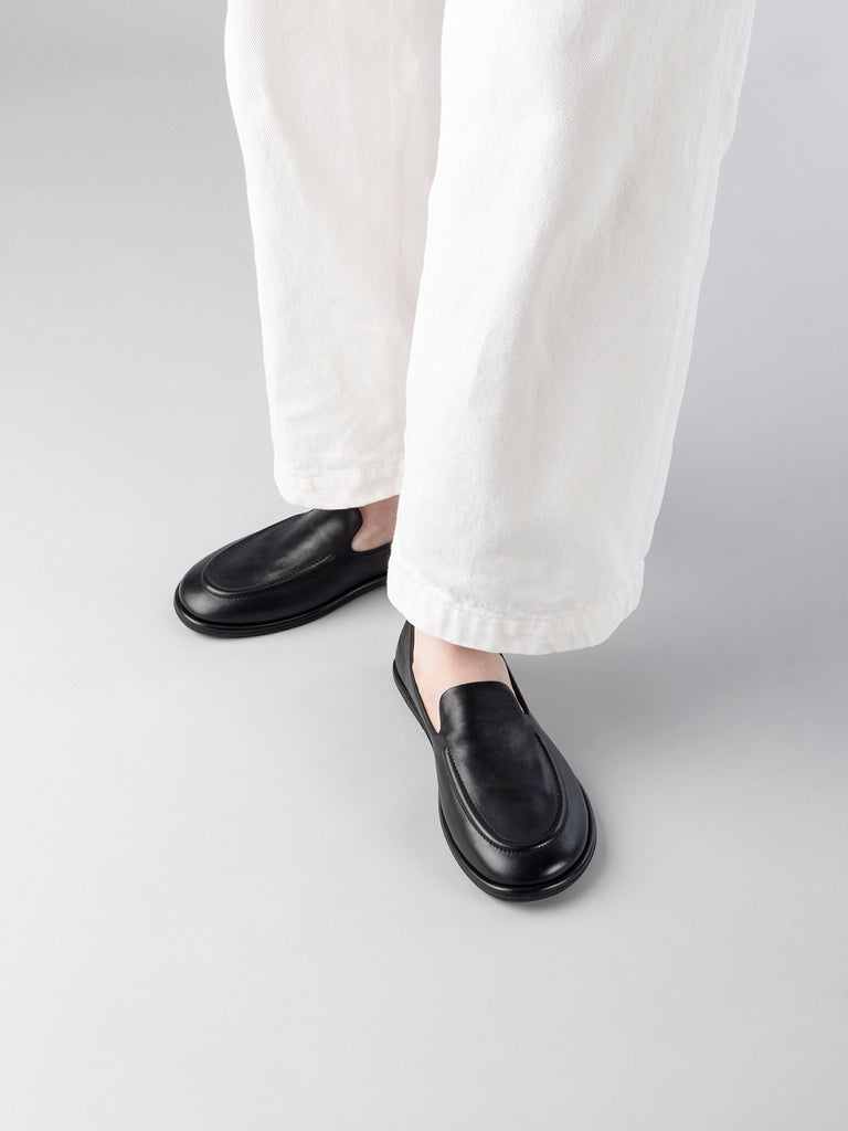 MIENNE 101 - Black Leather Loafers