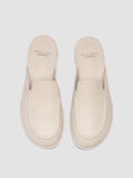 MIENNE 109 - Off White Leather Mules