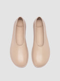 MIENNE 110 - Ivory Leather Ballerina Shoes