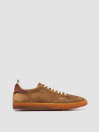 MILITIA 002 - Brown Suede and Leather Sneakers
