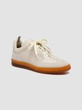 MILITIA 102 - White Leather and Suede Sneakers Officine Creative - 3