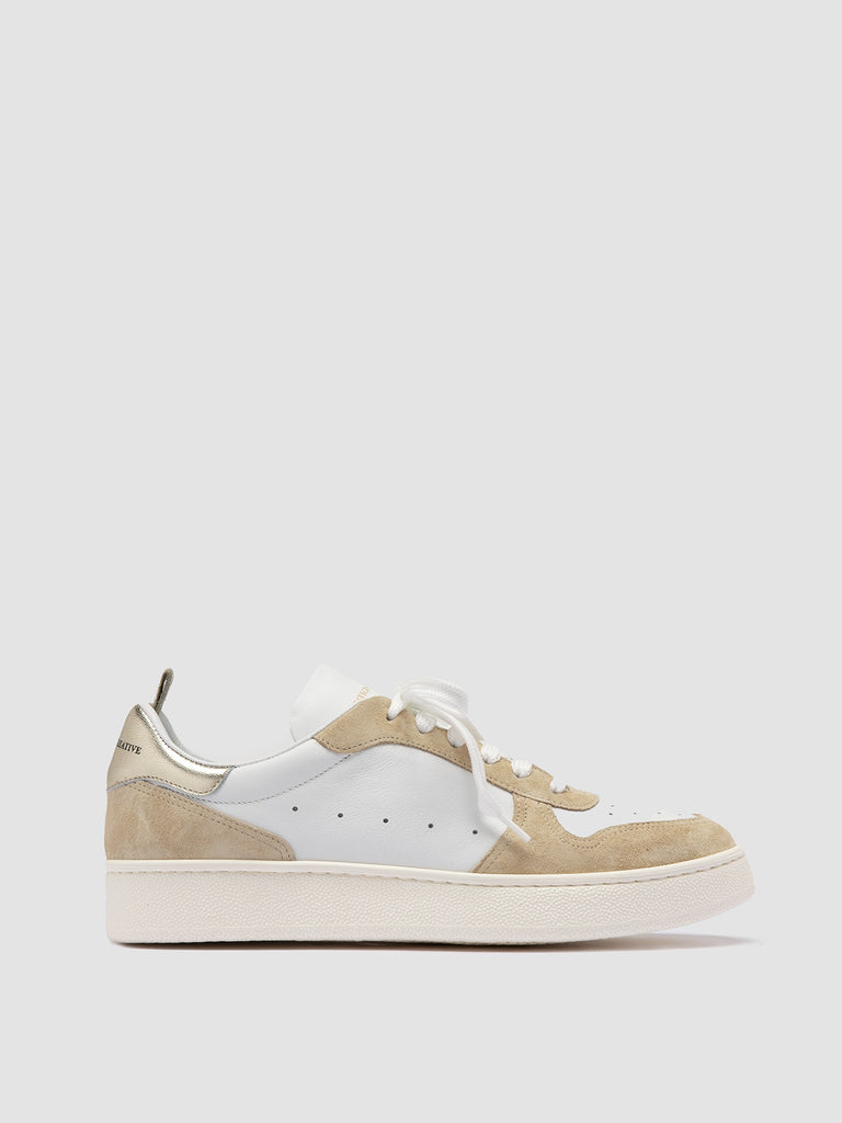 MOWER 110 - White Leather and Suede Low Top Sneakers Women Officine Creative - 1