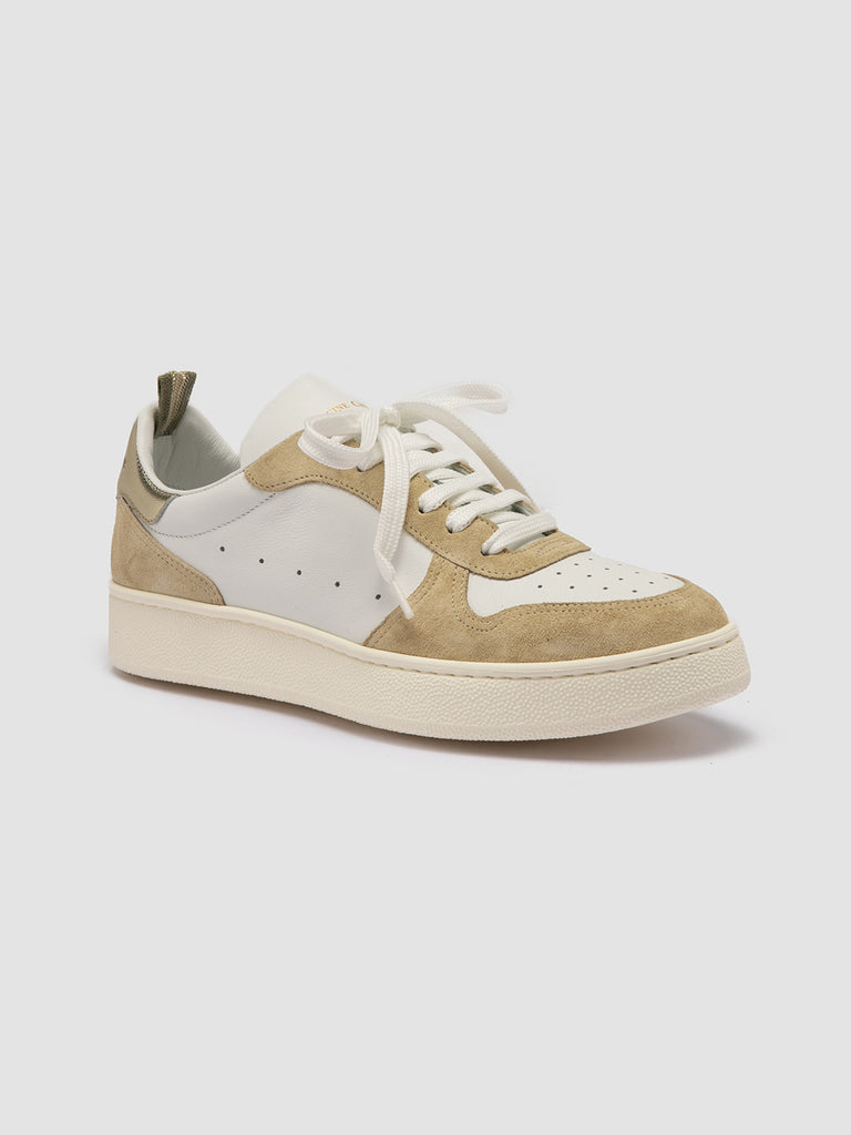 MOWER 110 - White Leather and Suede Low Top Sneakers Women Officine Creative - 3