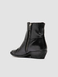 NOELIE DD 102 - Black Leather Zipped Boots