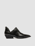 NOELIE DD 106 - Black Leather Zipped Boots