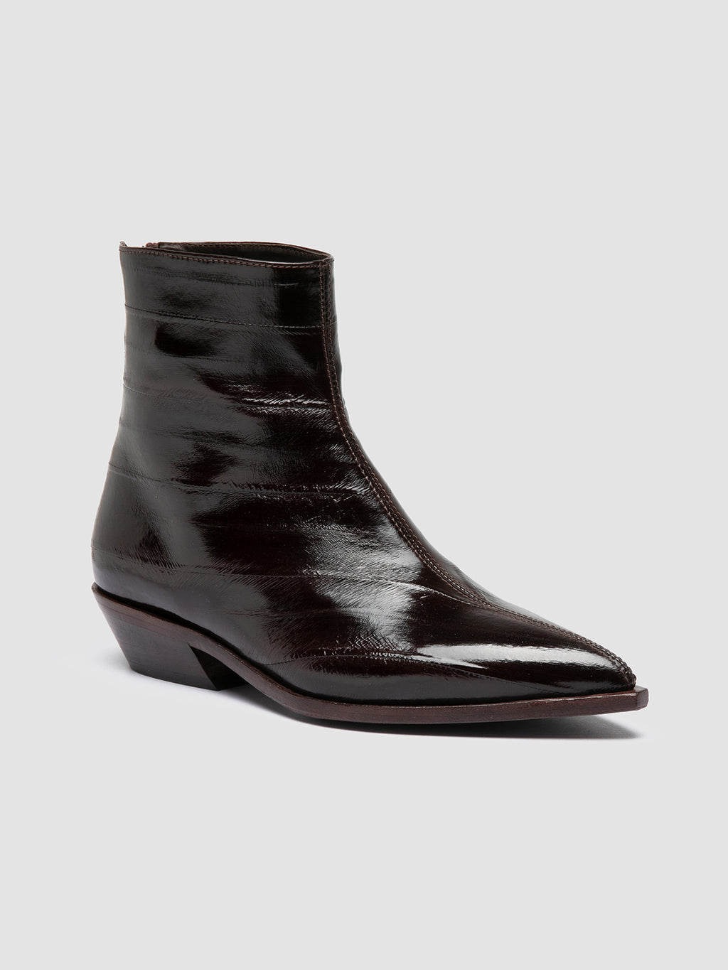 NOELIE DD 109 - Brown Leather Zipped Boots Officine Creative - 3