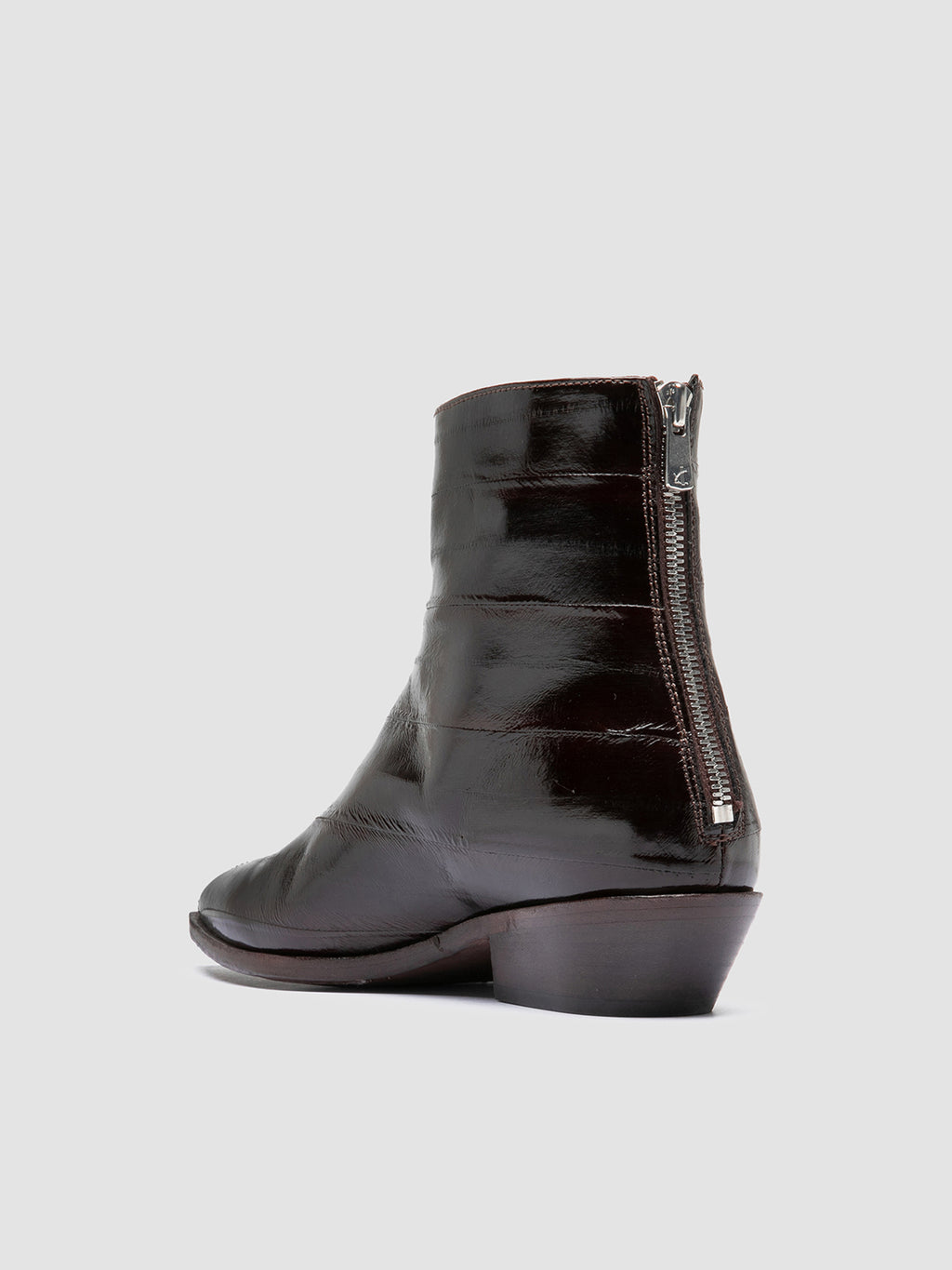 NOELIE DD 109 - Brown Leather Zipped Boots Officine Creative - 4