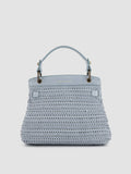 NOLITA 09 - blaue Henkeltasche aus Leder