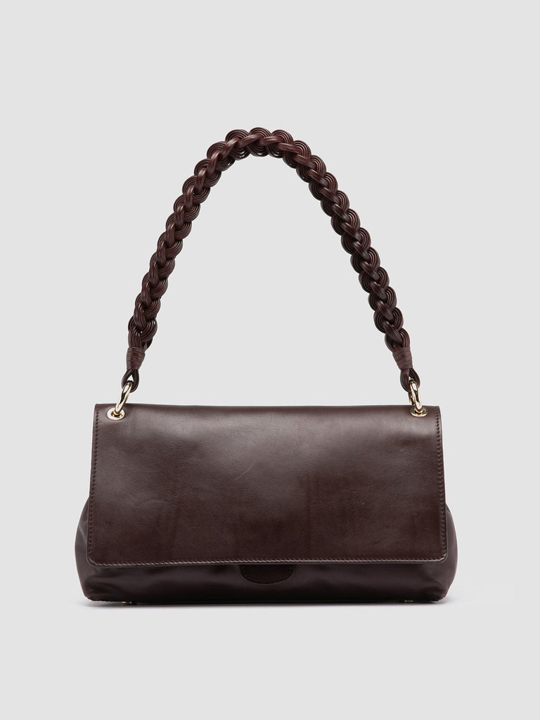 NOLITA WOVEN 212 - Burgundy Nappa Leather Shoulder Bag