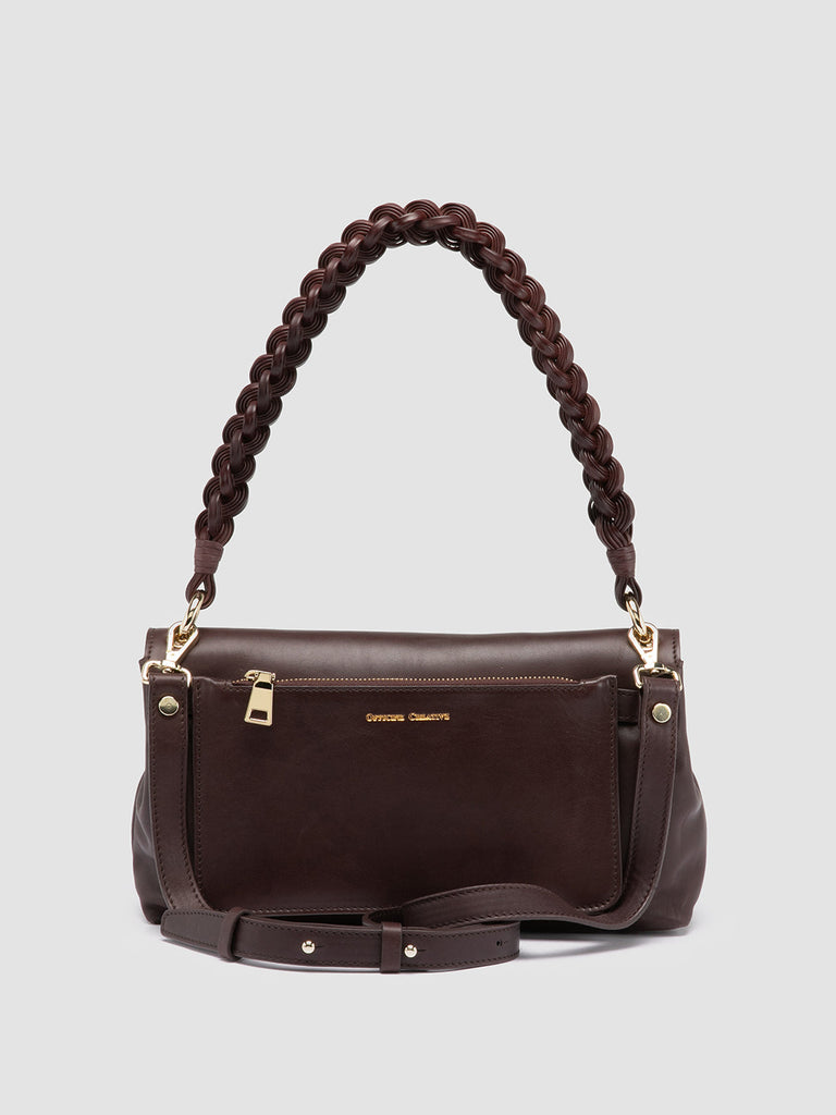 NOLITA WOVEN 212 - Burgundy Nappa Leather Shoulder Bag Officine Creative - 4