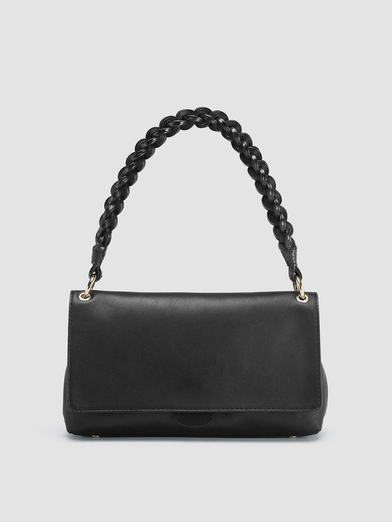 NOLITA WOVEN 212 - Black Nappa Leather Shoulder Bag