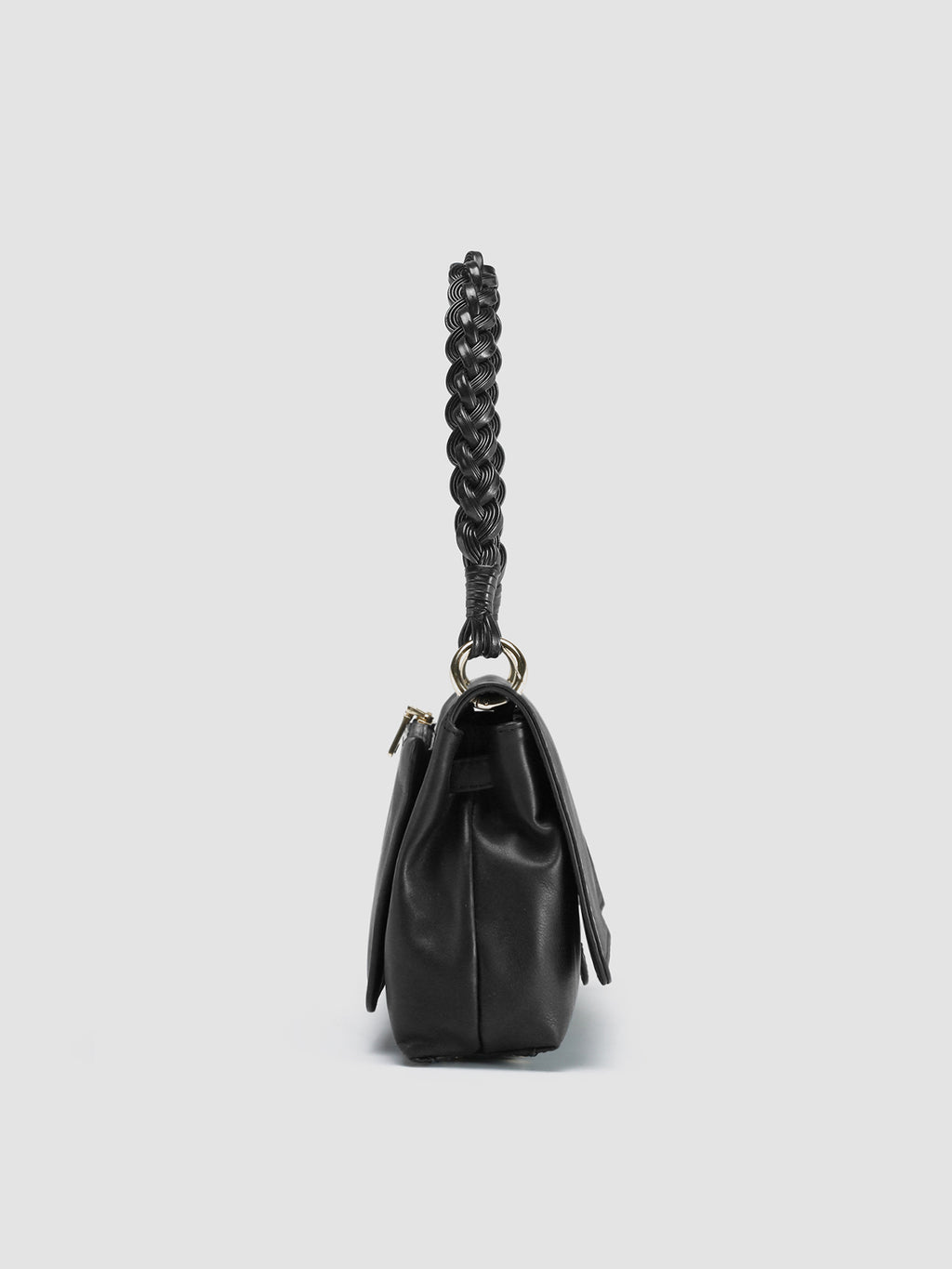 NOLITA WOVEN 212 - Black Nappa Leather Shoulder Bag