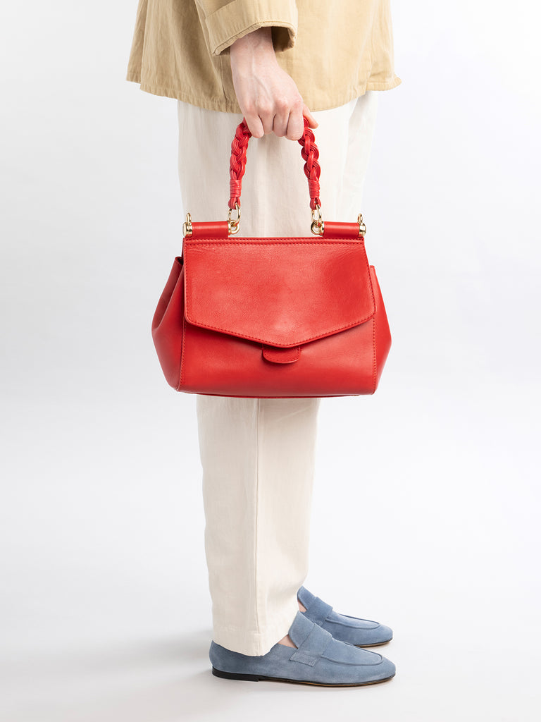 NOLITA WOVEN 223 - Red Leather Handle Bag Women Officine Creative - 6