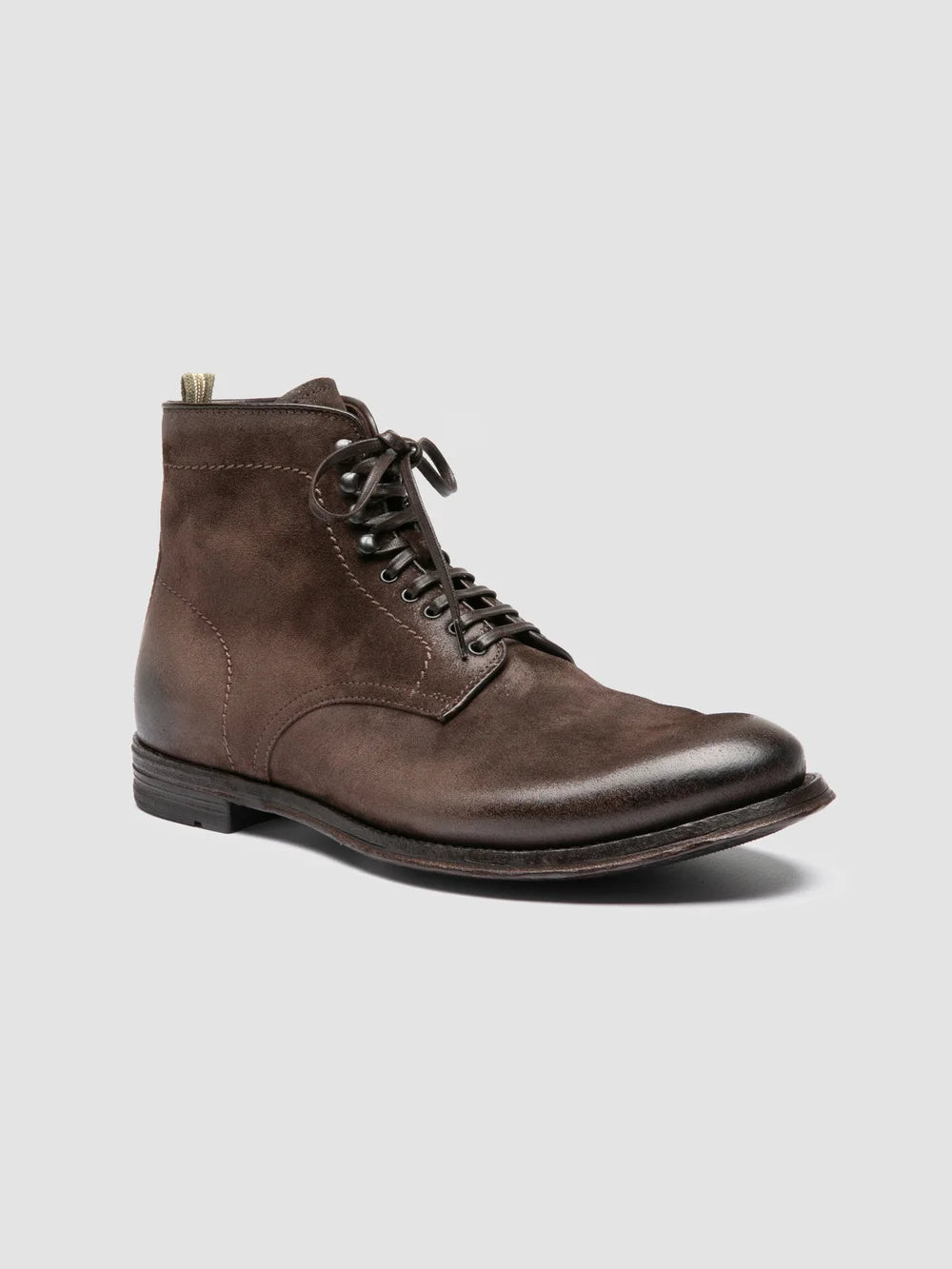 ANATOMIA 013 - Brown Suede Lace Up Boots - image 3,side view