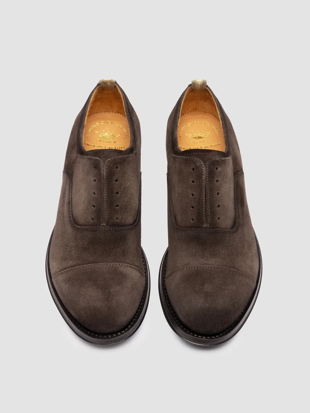 ANATOMIA 015 - Brown Suede Oxford Shoes - image 2,side view