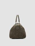 ARMOR 01 - Grüne Wochenendtasche aus gewebtem Wildleder - thumb image 4,side view