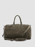 ARMOR 01 - Grüne Wochenendtasche aus gewebtem Wildleder - thumb image 5,side view