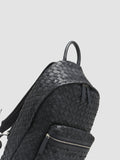 ARMOR 04 - Blauer Lederrucksack - thumb image 2,side view
