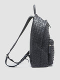 ARMOR 04 - Blauer Lederrucksack - thumb image 3,side view