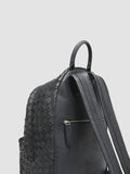 ARMOR 04 - Blauer Lederrucksack - thumb image 6,side view