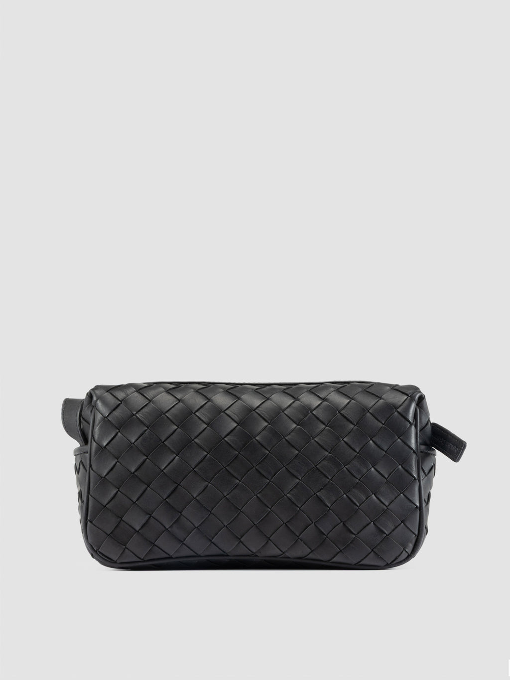 ARMOR 014 - Black Woven Leather Pouch - image 1,side view