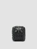 ARMOR 014 - schwarze Tasche aus gewebtem Leder - thumb image 3,side view