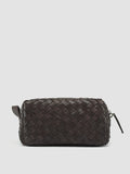 ARMOR 014 - braune Tasche aus gewebtem Leder - thumb image 1,side view