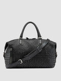 ARMOR 019 - Black Leather Travel Bag - thumb image 1,side view