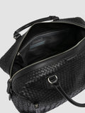 ARMOR 019 - Black Leather Travel Bag - thumb image 7,side view