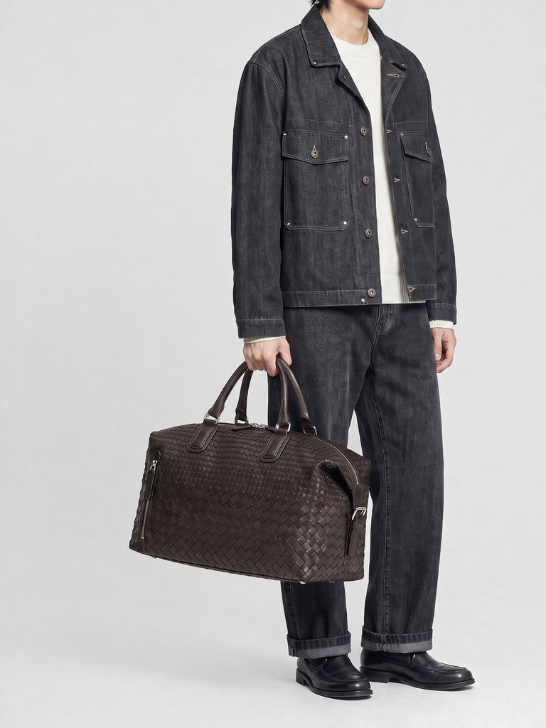 ARMOR 019 - Braune Reisetasche aus Leder-hover