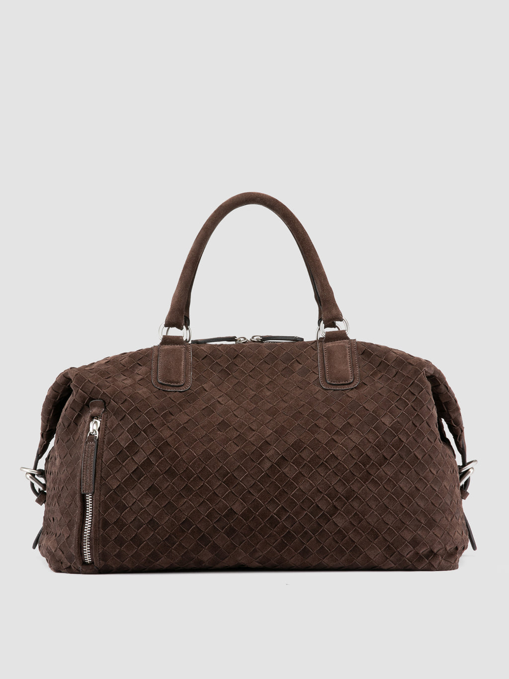 ARMOR 019 - Brown Leather Travel Bag - image 1,side view