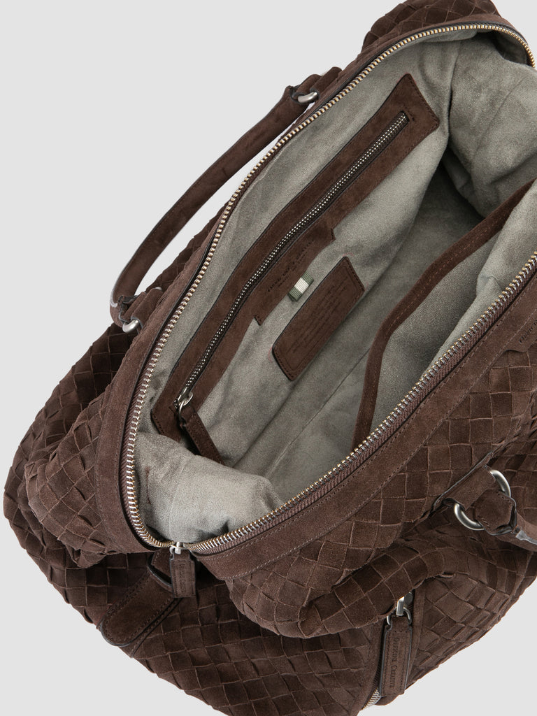 ARMOR 019 - Braune Reisetasche aus Leder