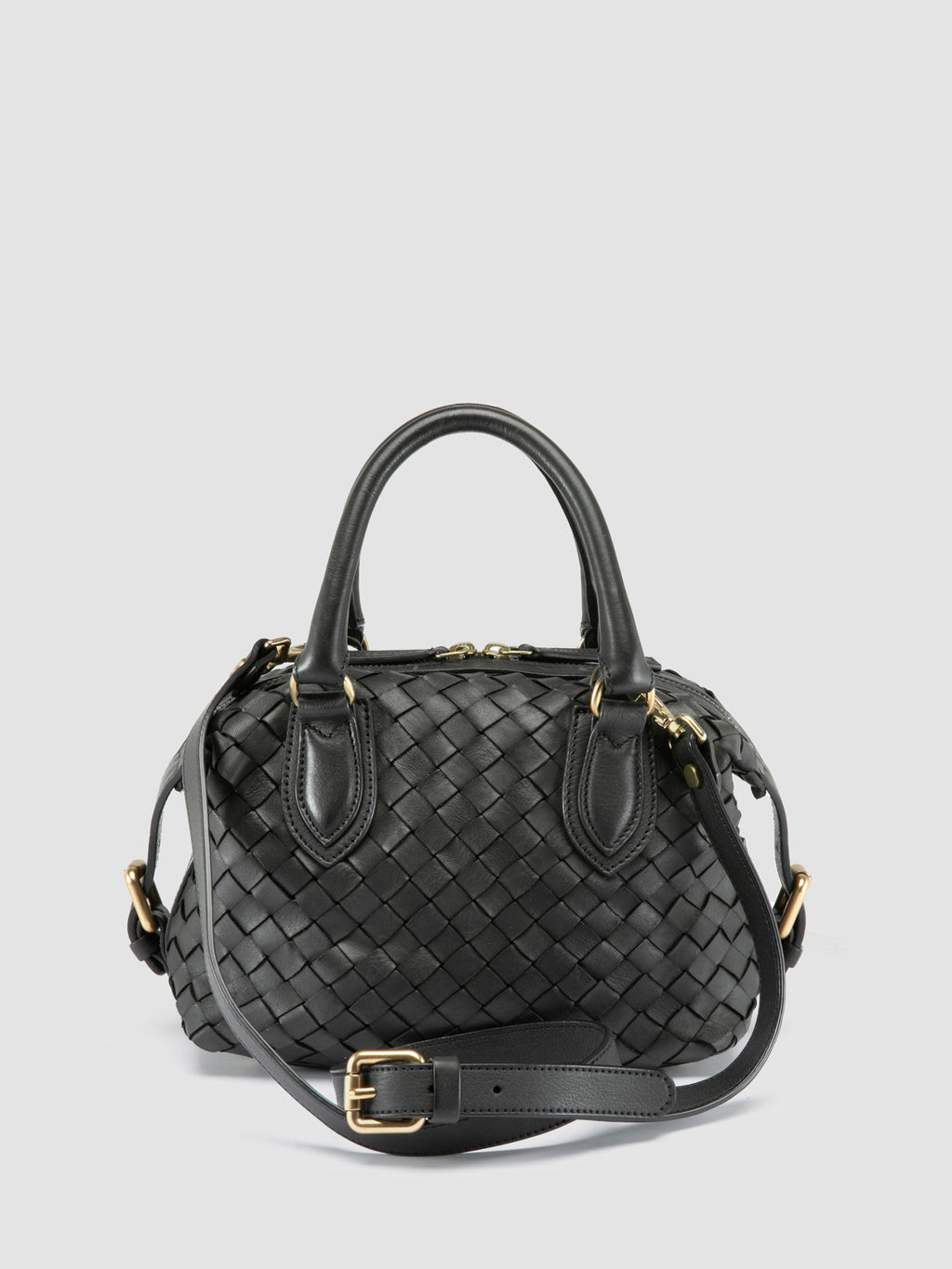 AURA 002 - Black Leather Handle Bag Officine Creative - 4