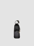 OC BIKE 001 - Schwarze Fahrradtasche aus Leder - thumb image 3,side view