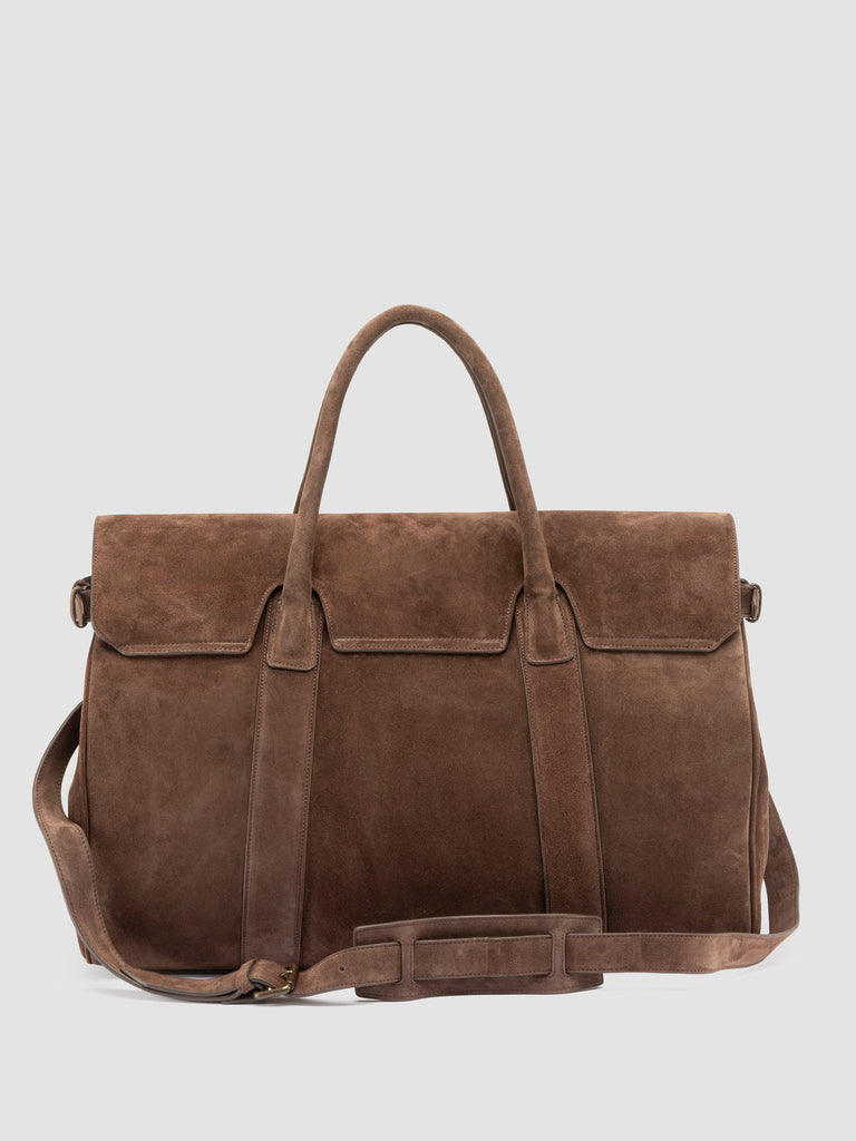 BOSTONIAN 001 - Brown Suede Weekender