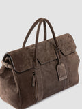 BOSTONIAN 001 - Brown Suede Weekender - thumb image 2,side view