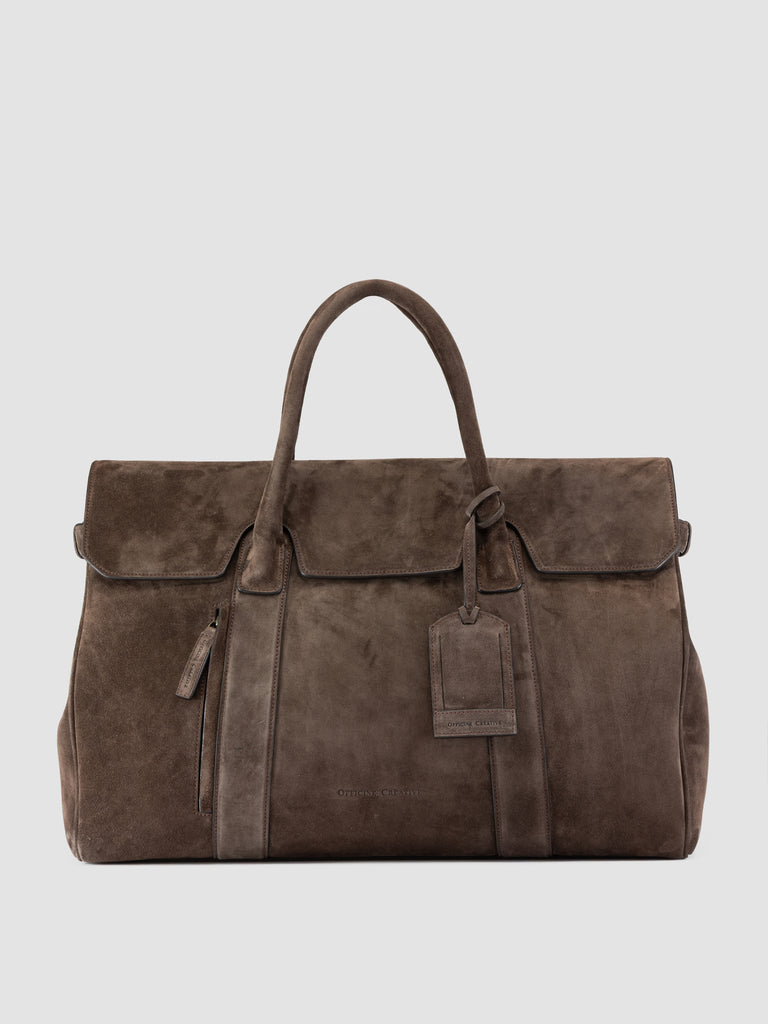 BOSTONIAN 001 - Brown Suede Weekender