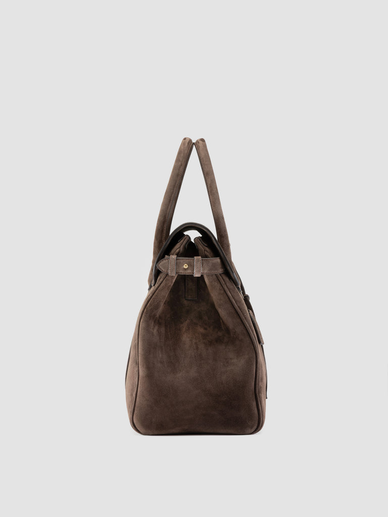 BOSTONIAN 001 - Brown Suede Weekender
