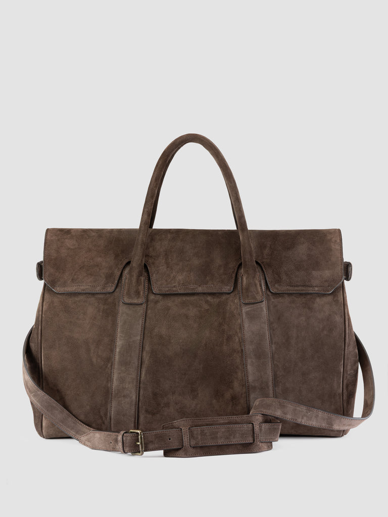 BOSTONIAN 001 - Brown Suede Weekender