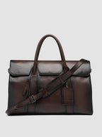 BOSTONIAN 001 - Brown Leather Travel Bag