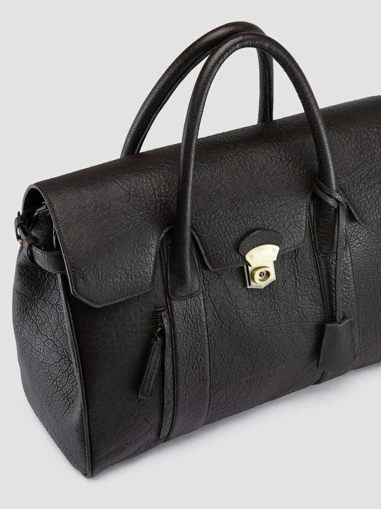 BOSTONIAN 002 - Brown Leather Briefcase-hover