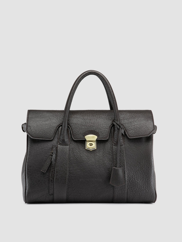 BOSTONIAN 002 - Brown Leather Briefcase